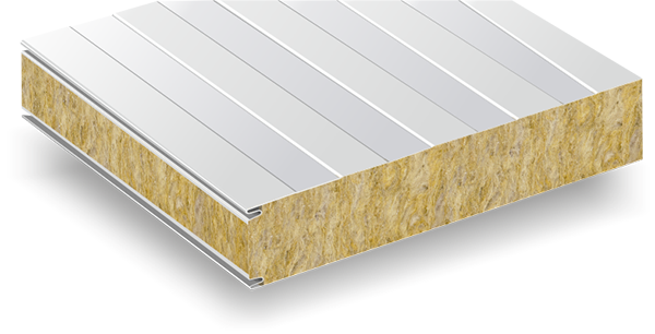 Profilowanie liniowe płyty warstwowej z wełny mineralnej