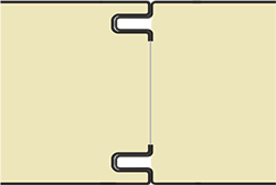 Schemat łączenia płyt warstwowych ściennych z rdzeniem z wełny mineralnej